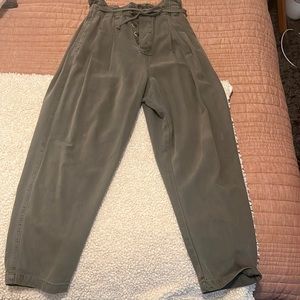Green free people pants